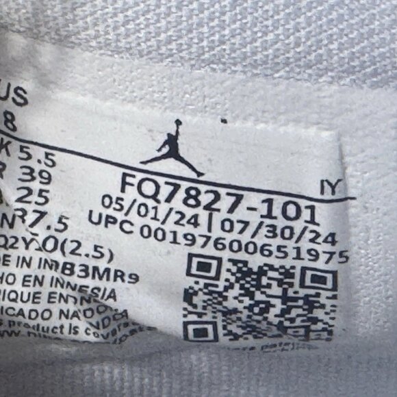 JORDAN Legacy 312 Low - Womens  Sail/Football Grey/Cement Grey/ Sz 7, 7.5, & 8) - Picture 12 of 14